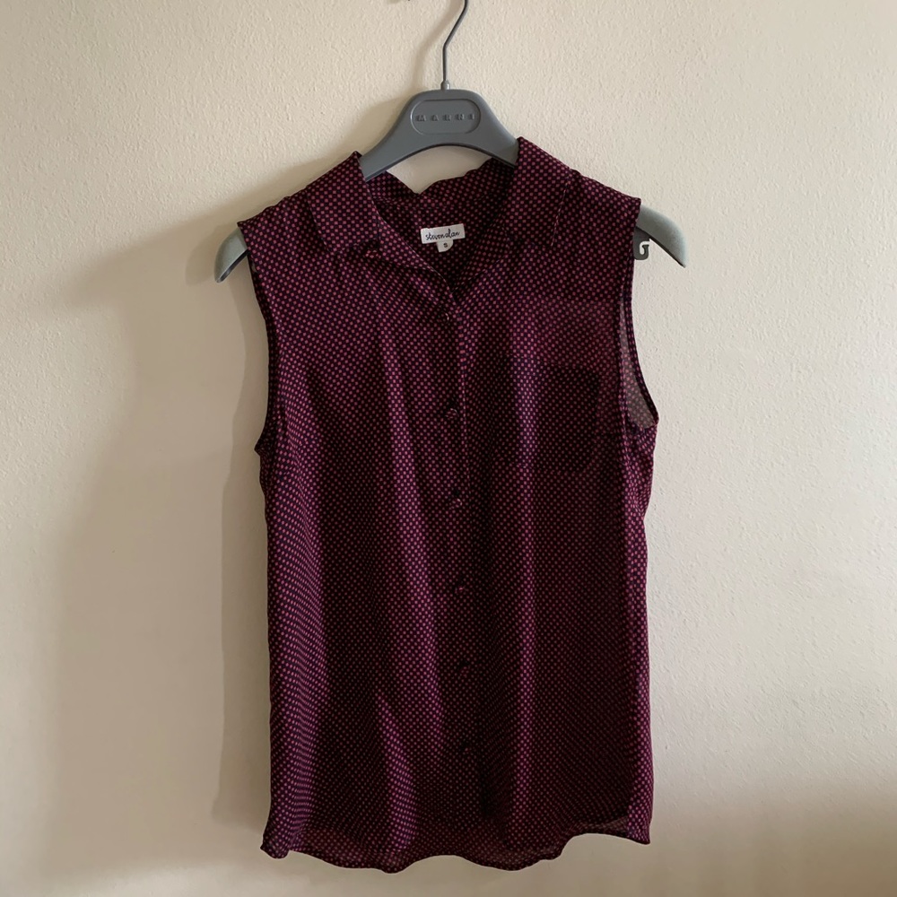 Steven Alan, silk blouse sleeves top Small NEW